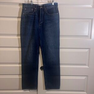 ARITZIA DENIM FORUM The Joni High Rise‎ Loose 29L Jeans in Dark Wash, Size 29